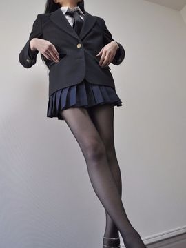 極限レベル☆黒スト脚線美COS_121