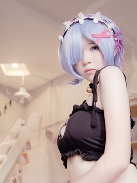 Rezero - Ram x Rem Cat keyhole fanart ver_13