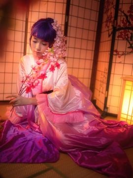 《守护甜心!》藤咲抚子大和舞姬 C O S P L A Y_藤咲抚子大和舞姬 C O S (6)
