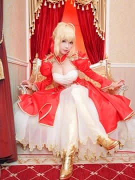 《FateGrand Order》紅saber暴君尼祿参上 C O S P L A Y_0013