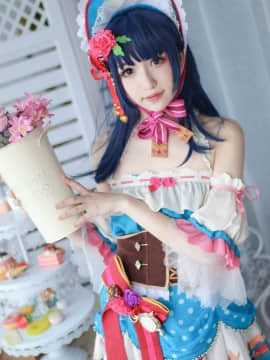 《LoveLive!Sunshine!!》津岛善子甜点女仆觉醒 C O S P L A Y_#津岛善子（划掉）夜羽正片# (10)