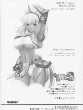 [漢化] (C73) [うどんや (鬼月あるちゅ、ZAN)] もんはんのえろほん3 (モンスターハンター)_monhan3_37