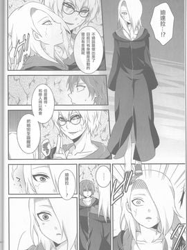 (全忍集結2) [一晩仔猫 (七夏ねむ)] サソデイ♀再録本 (NARUTO -ナルト-)_009