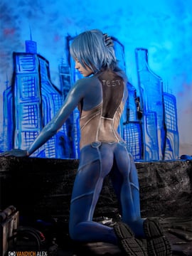 Evangelion - Rei and Asuka bodypaint cosplay_11_DSC_0533s
