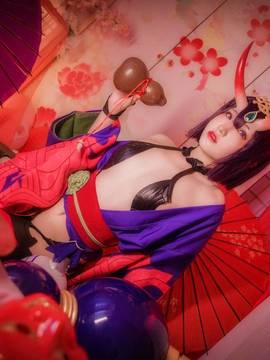 《Fate Grand Ordert》千红万紫・神力鬼毒酒吞童子 C O S P L A Y_【万分感谢你召唤妾身至此。妾身会比较为所欲为，没关系吧~？】 (14)