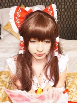 【MAFUYU系列】蘿莉神楽板 真冬 COS Reimu貓娘_009