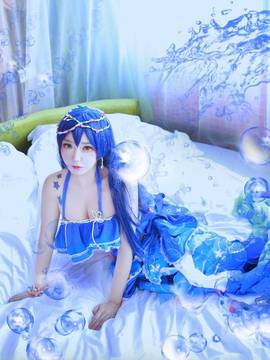 《LoveLive!》园田海未人鱼的世界觉醒 C O S P L A Y_噔噔蹬蹬～大家期待的小人鱼海新鲜出炉啦～ (5)