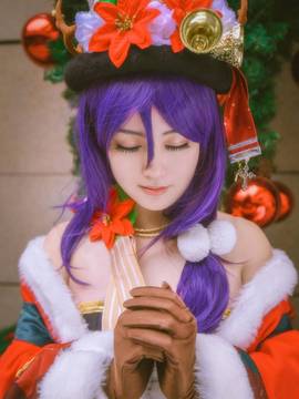 《lovelive》东条希唱诗班觉醒ver C O S P L A Y_圣诞觉醒希 (1)