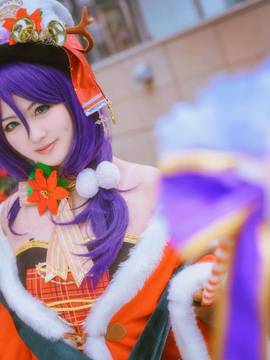 《lovelive》东条希唱诗班觉醒ver C O S P L A Y_圣诞觉醒希 (2)