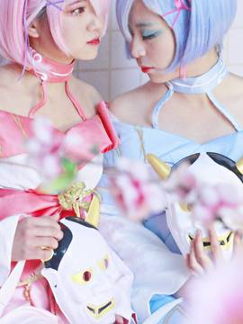《Re从零开始的异世界生活》拉姆蕾姆祭典和服 C O S P L A Y_0008