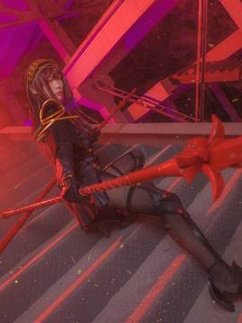 《FateGrand Order》师匠斯卡哈满破 C O S P L A Y_私は影の国の女王。異境、魔境の主。誰も私と並び立つことは無い (4)